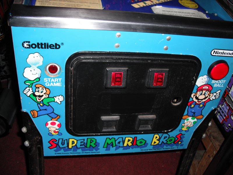 Gottlieb Super Mario Bros Front