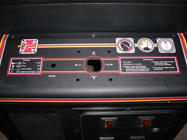 Red Baron - cleaned control panel