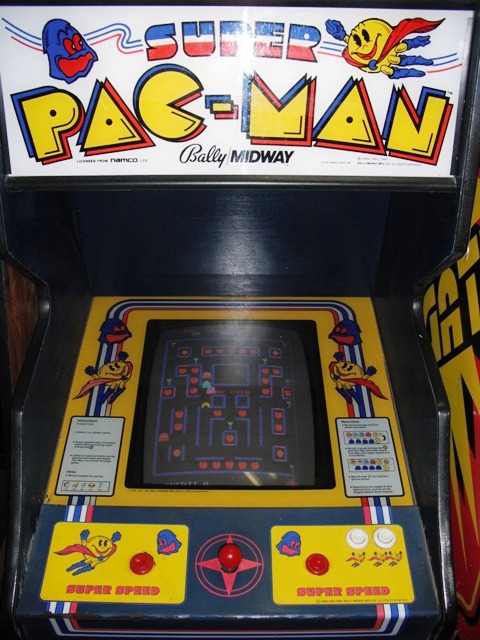 Midway Super Pac-Man - top